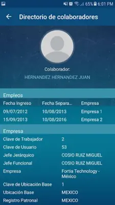 Fortia Gestión Móvil android App screenshot 2