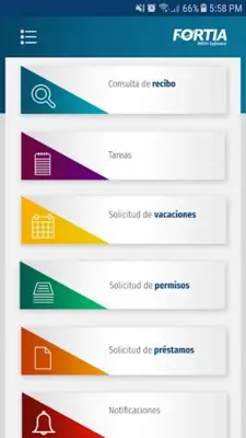 Fortia Gestión Móvil android App screenshot 3